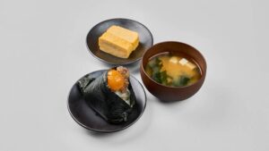 卵黄肉そぼろセット